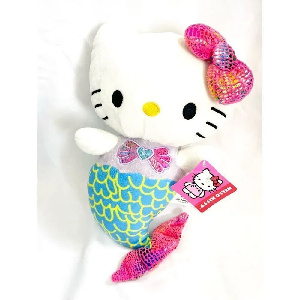 NEW Hello Kitty Mermaid Plush Stuffed Animal